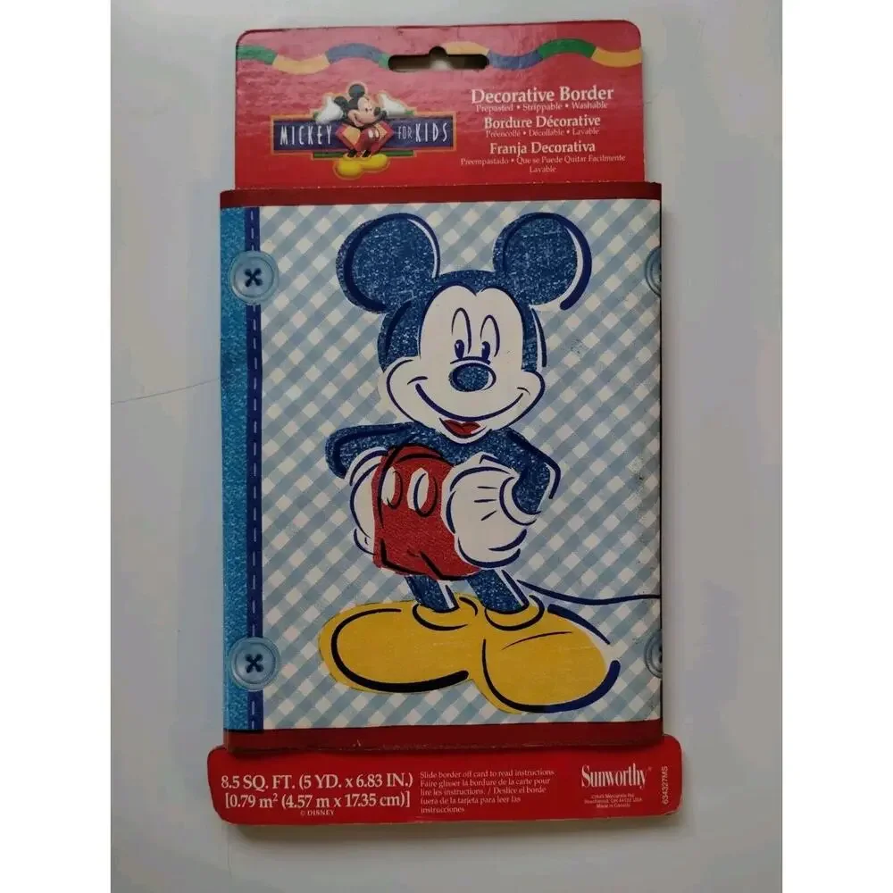 Disney Mickey Mouse Decorative Border Washable (5 yd. × 6.83 in.)